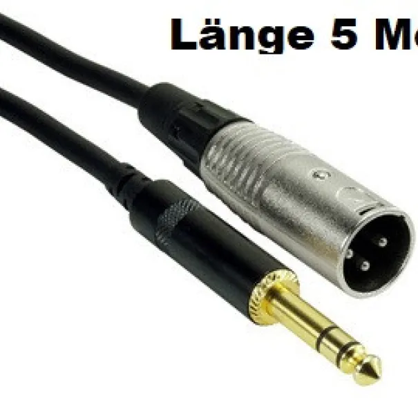 5 Meter Studio Kabel Neu Rockcable - Bild 1 / 11