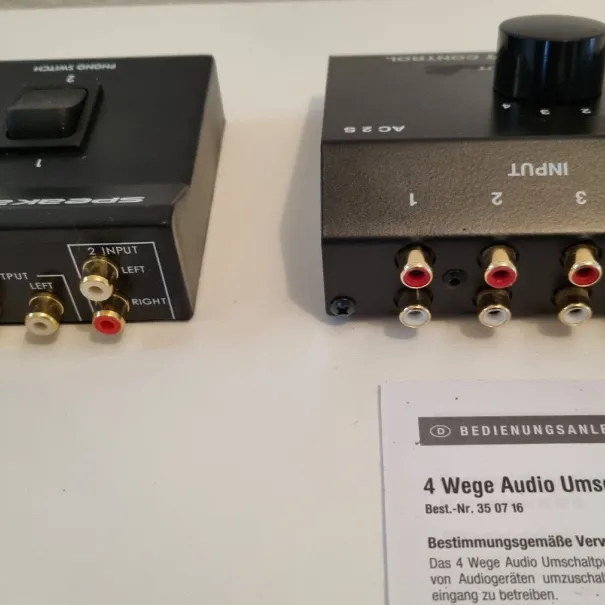 Audio Controll Speaka Cinque Anschluss Regler - Bild 2 / 9