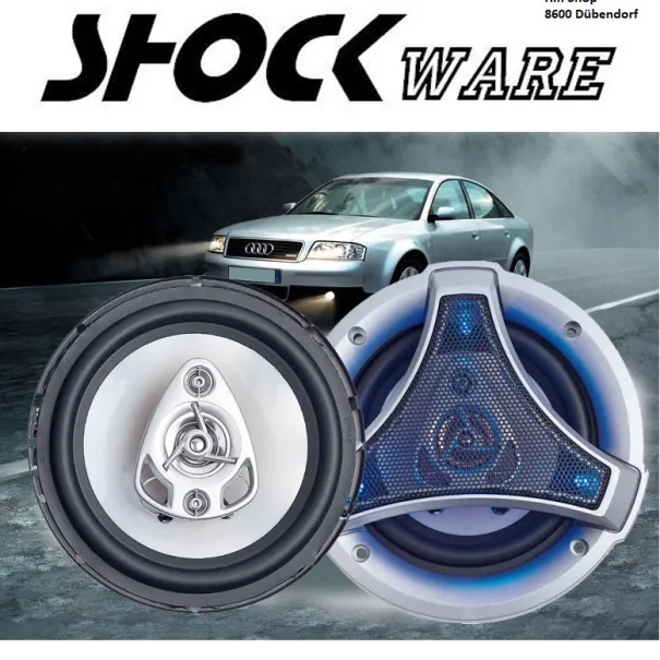 Auto - lautsprecher - design led blau leuchten neu - Bild 3 / 10