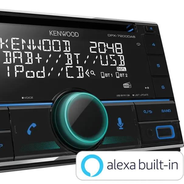 Autoradio Doppel DAB+ BT USB Aux Color inkl. Antenne Kenwood - Bild 1 / 13