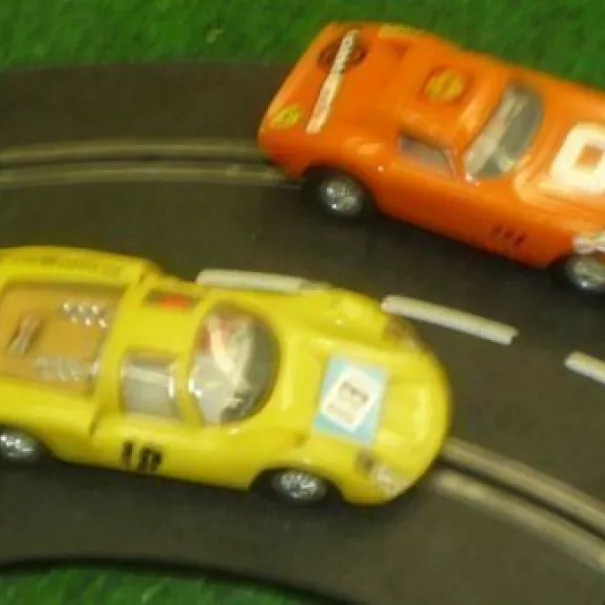 Autorennbahn Gama OLDY Fahrzeuge mit Alu Metal Unterboden - Bild 3 / 12