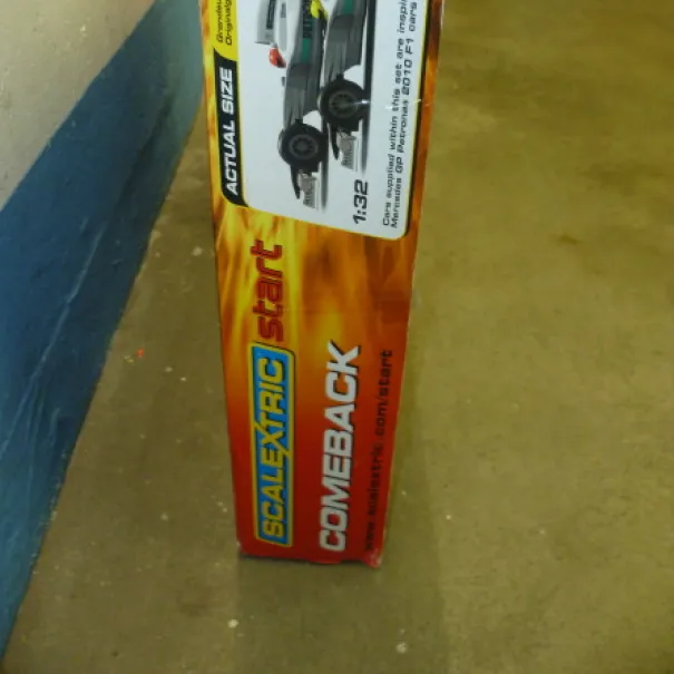 Autorennbahn - Scalextric Start OVP Neu Comeback Mercedes Team Autos - Bild 4 / 12