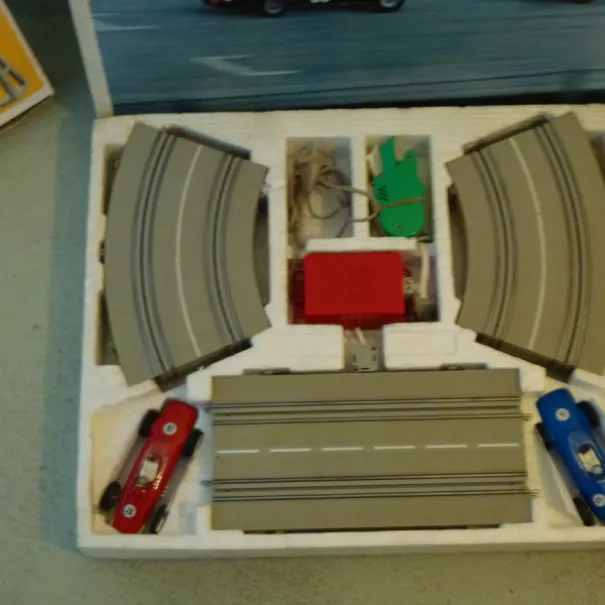 Autorennbahn Stabo CAR 401 inkl. Autos inkl. Trafo OVP Packung - Bild 5 / 10