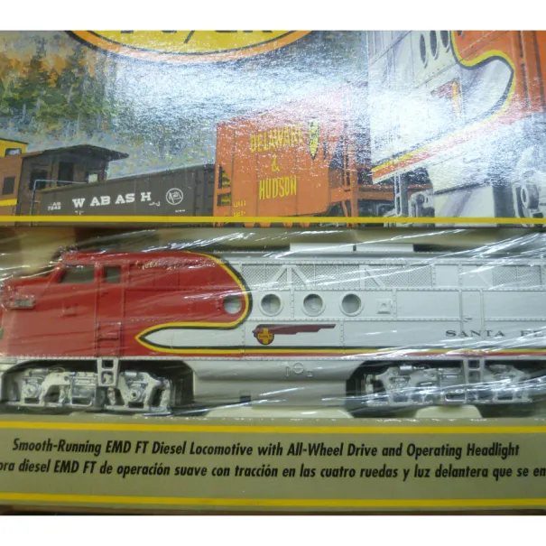 Bachmann Modellbahn Santa Fe Flyer Spur HO Packung - Bild 1 / 10