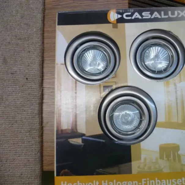 CASALUX Spot Lampen 5x 50 Watt 5 Einbauspots OVP - Bild 2 / 8