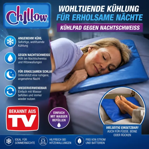 Chillow Kühlkissen gegen Nachtschweiss - Bild 1 / 1