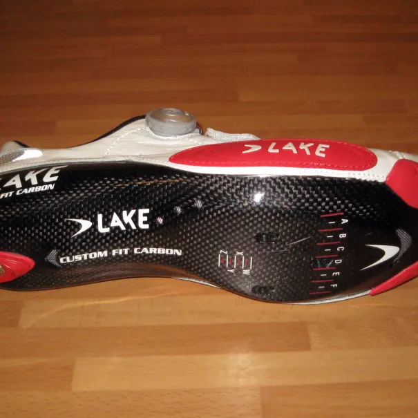 CX - 401 Renn Proffi Rad Schuh rot Fit Carbon Neu - Bild 1 / 11