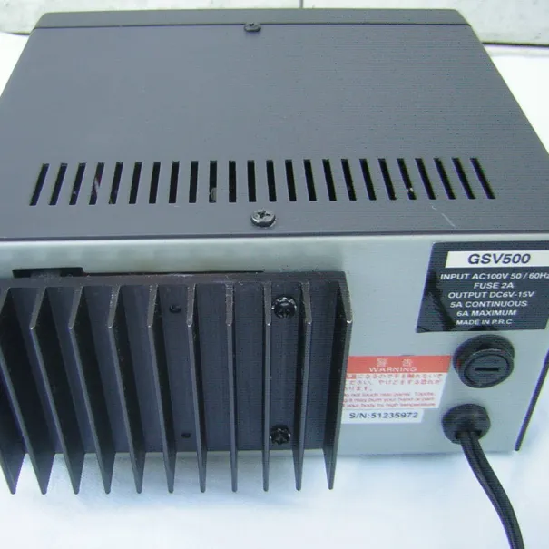 DIAMOND Neu OVP GSV - 500 Doppel Netz Trafo 6 Amp. Regulierbar 6-15 Volt m. Ziggaretten Stecker Anschluss - Bild 5 / 9