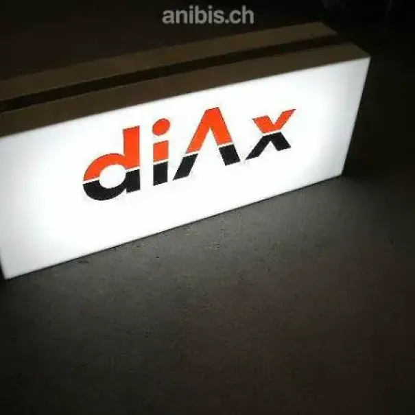 dIAX - Leuchtreklame Tafel - Bild 1 / 10