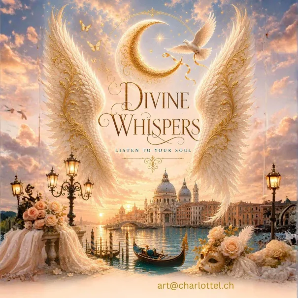 Divine Whispers & Seelenlicht – Engel-Poster, Shirts, Taschen - Bild 1 / 1