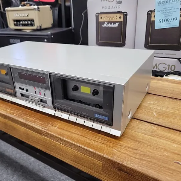 Doppel Kassetten TAPE Technics RS-B33 W silber - Bild 1 / 12