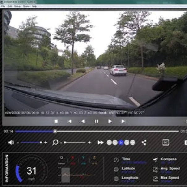 DRV-A100HD Dashcam mit G-Sensor KENWOD DASH CAM Camera Neu - Bild 9 / 17