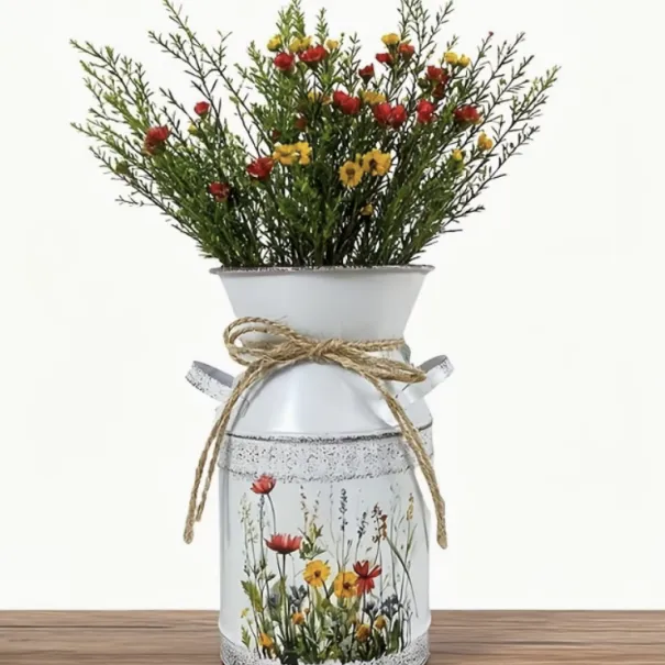 Eisenkunstvase im amerikanischen Landhausstil - Bild 1 / 1