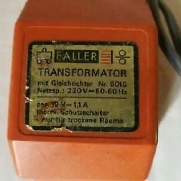 Faller Trafo rot Modell: 6015 Typ 105 - Bild 6 / 11