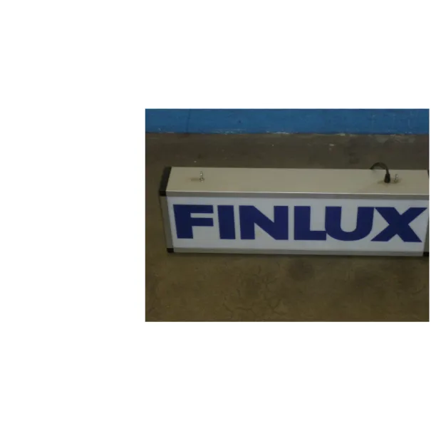 FINLUX Leuchtreklame Tafel zum Aufhängen oder Aufstellen Für Sammler oder Liebhaber - Bild 3 / 8