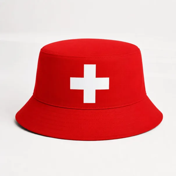 Fischerhut Schweiz Edition Rot Weiss - Bild 1 / 1