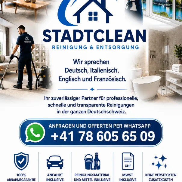 FIXPREIS Umzugsreinigung / Endreinigung mit Abnahm - Bild 1 / 2