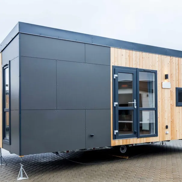 Gartenhaus Container Home auf Rädern, Tiny House, - Bild 1 / 7