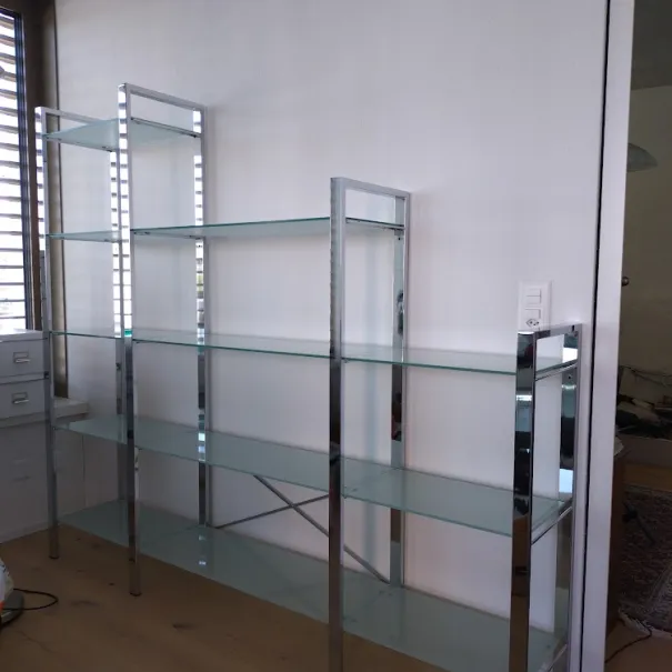 Glas/Metall Regal - Bild 1 / 3