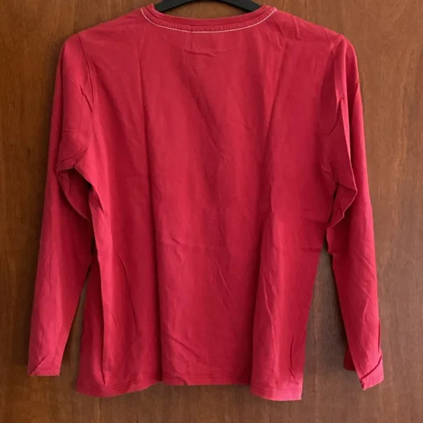 Gr. 164/170 rotes Langarm-Shirt von Garcia - Bild 2 / 2