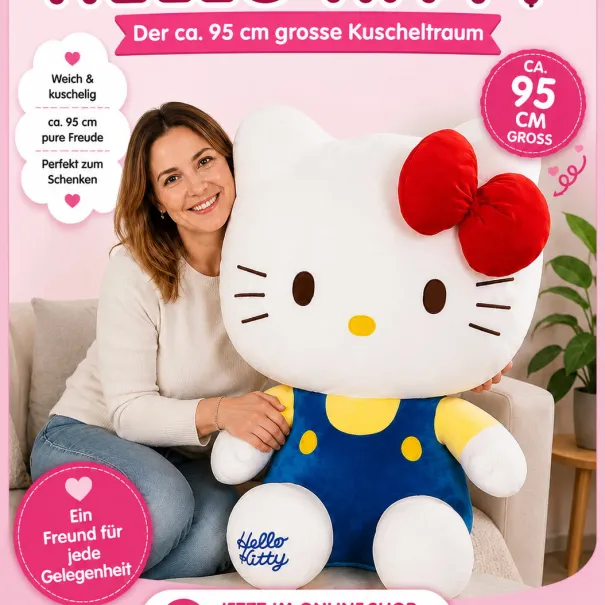 Hello Kitty XXL Riesen Kuscheltier ca. 95 cm - Bild 1 / 1
