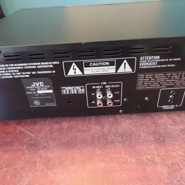 Hifi Doppel Kassetten Tape JVC-Doppel Cass Tape TD-W318 - Bild 3 / 11