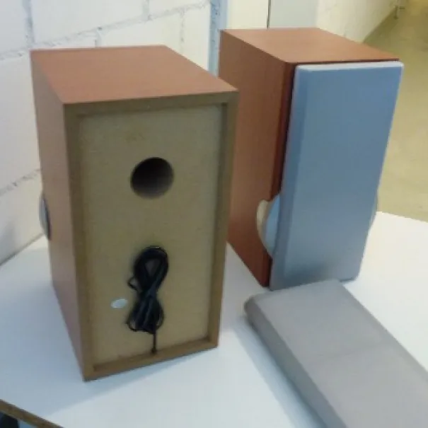 Hifi Lautsprecher Boxen edles Design Neuwertig 30 Watt Power - Bild 3 / 11