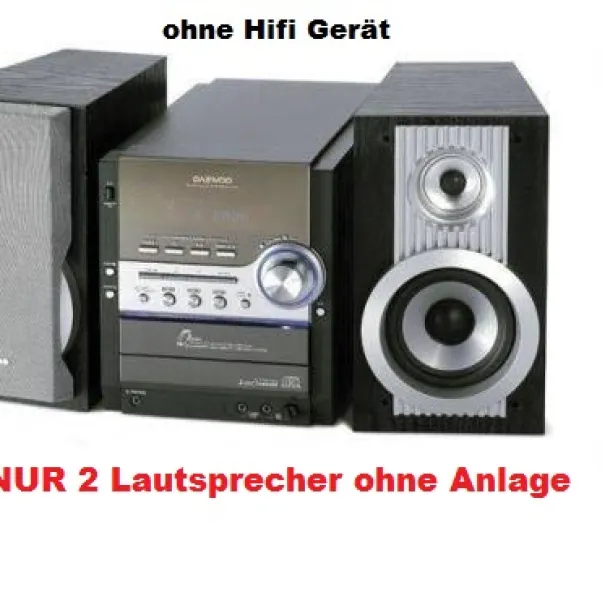 Hifi Lautsprecher Daewoo Top Design 80 Watt 6 ohm 2 Weg + B - Bild 6 / 15