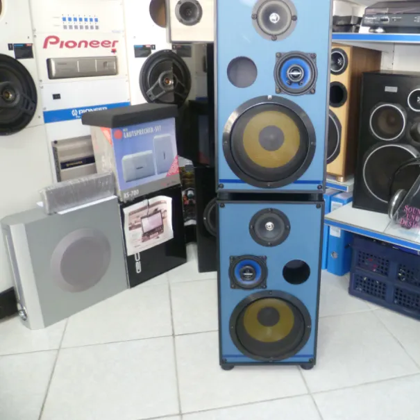 Hifi Professional Lautsprecher Boxen 4 Weg System 2x  Tweeter 1x   Mittelrange 1x   Tieftöner Bass - Bild 3 / 10