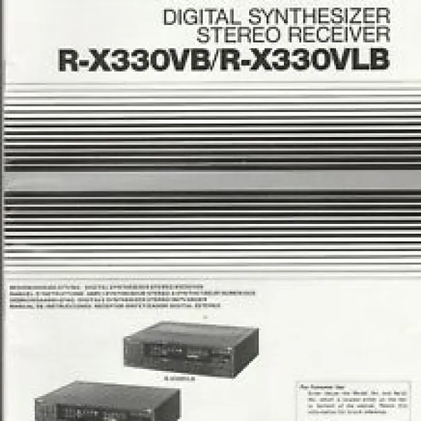 JVC-Receiver - Verstärker-Tuner Equalizer R-X330 VL - Bild 6 / 13