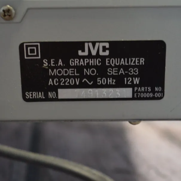JVC SEA - 33 Equalizer Hifi Audio Cinque Anschlüssen Din - Bild 6 / 13