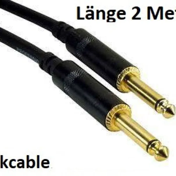 Kabel Gitarre 2 Meter Neu Rock-Musik Best Of Sound - Bild 1 / 11