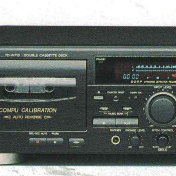 Kassetten Tape Doppeltape Black - TD-W718 Kassetten Recorder Autoreverse JVC - Bild 1 / 10