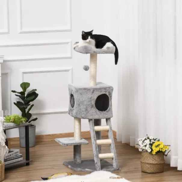 Katzenkratzbaum mit Leiter Liegeplatz Neu OVP - Bild 1 / 10
