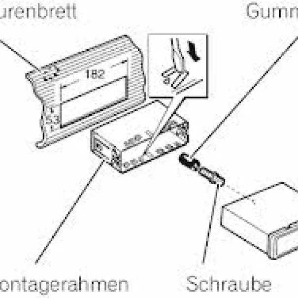 KENWOOD - AUTORADIO - EINBAU - DOPPEL RAHMEN - Bild 3 / 10