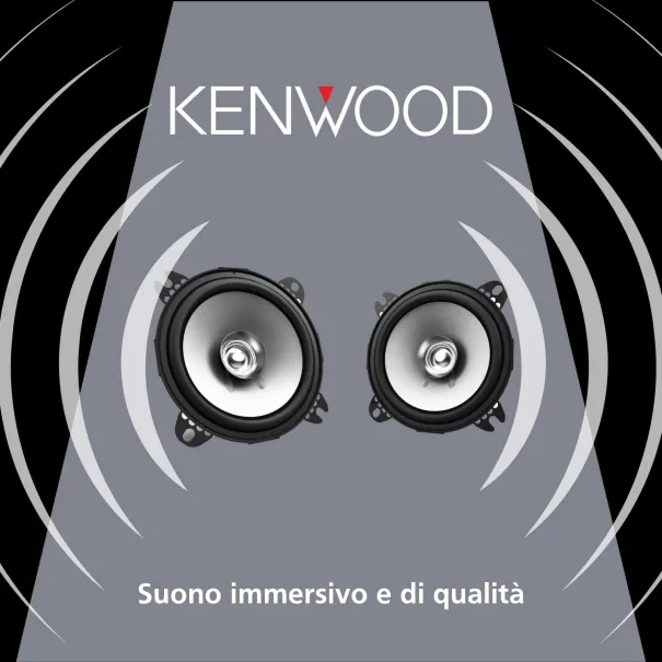 Kenwood KFC-S1056 STAGE SOUND SERIES, 10cm Doppelkonus-Lautsprecher Neu OVP - Bild 3 / 12