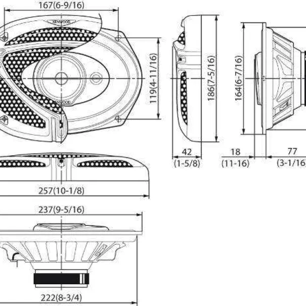 KENWOODS - CAR - HIFI High end Hifi 3 Weg 300 Watt Power - Bild 6 / 17