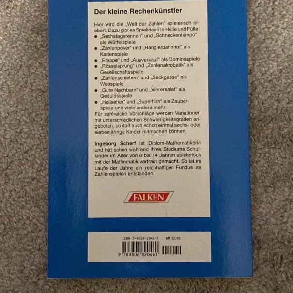 Kinderspiele mit Zahlen von Ingeborg Scherf - Bild 2 / 2