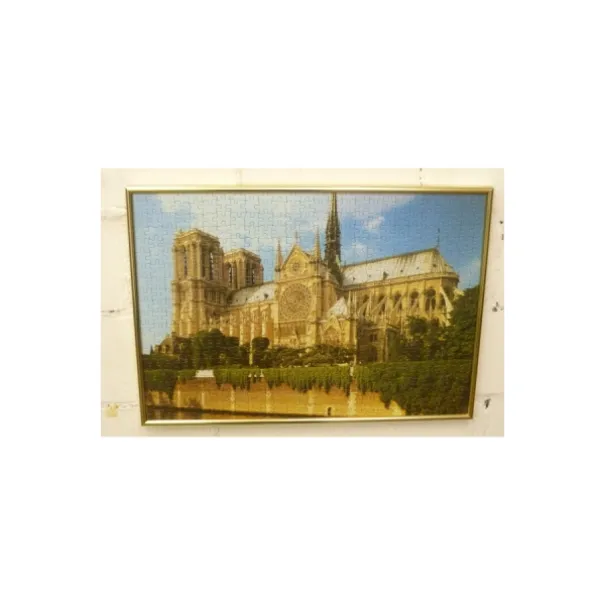 Kirche 50 x 35 cm Gold Alu Rahmen Swiss Vario - Bild 1 / 5