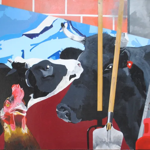 Kuhbild 90x140cm - Bild 1 / 1
