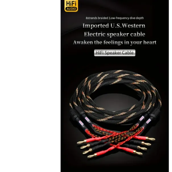 Lautsprecher Kabel Bananen Stecker High end - Bild 2 / 13