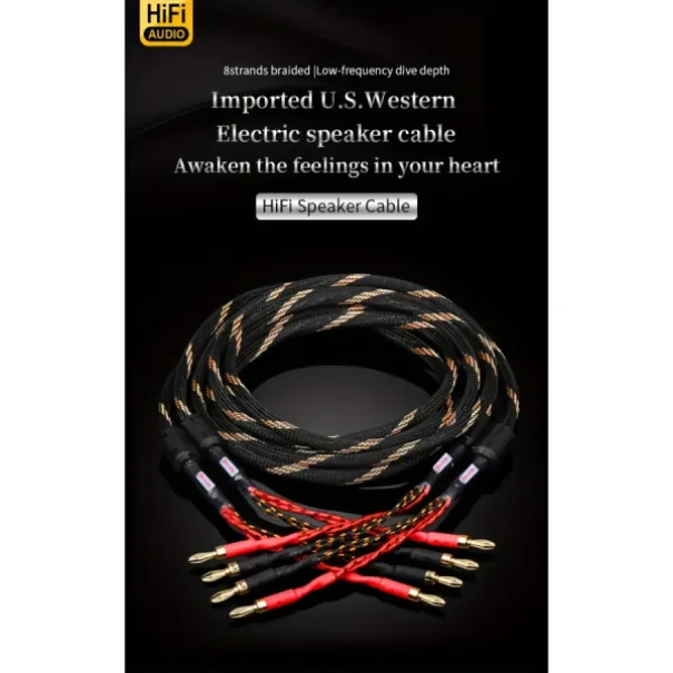 Lautsprecher Kabel Bananen Stecker High end - Bild 1 / 13