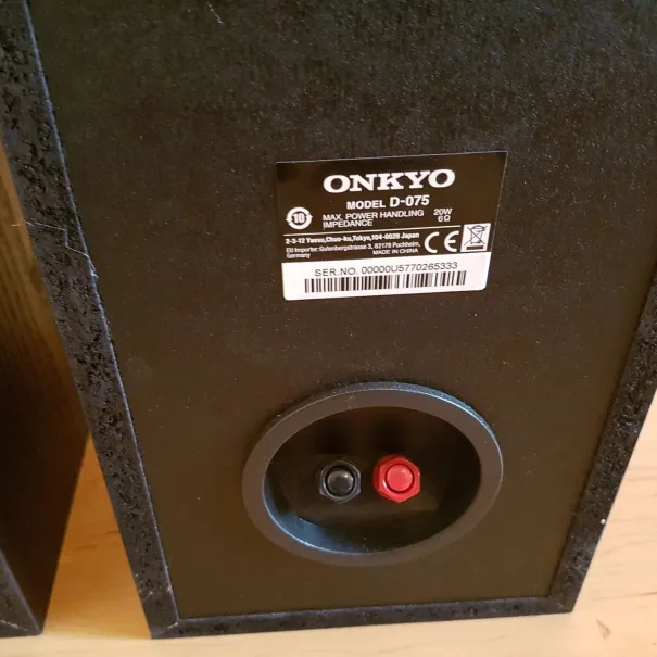 Lautsprecher ONKYO Hifi Boxen D-075 2 Weg schraub LSP - Bild 5 / 12