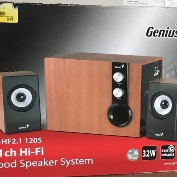 Lautsprecher Sound System Genius 36 Watt Power WooferOVP - Bild 2 / 13