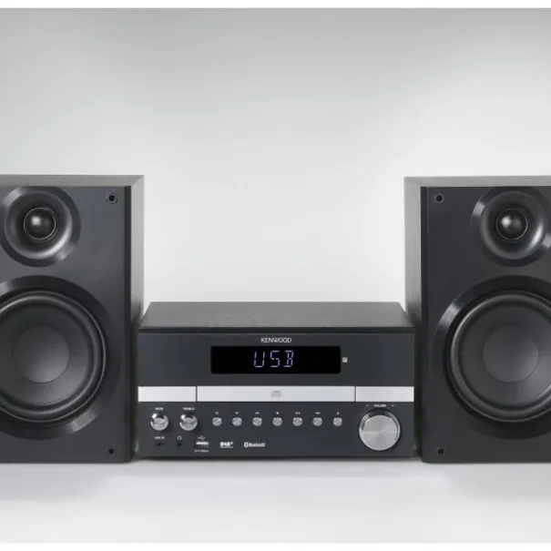 Mini Hifi Anlage Kenwood DAB+ USB Aux Equalizer - Bild 1 / 17