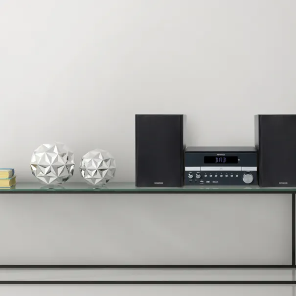 Mini Hifi Anlage Kenwood DAB+ USB Aux Equalizer - Bild 5 / 17