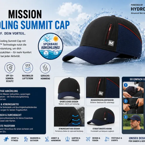 Mission Cooling Cap UV Schutz Outdoor Freizeit - Bild 1 / 1