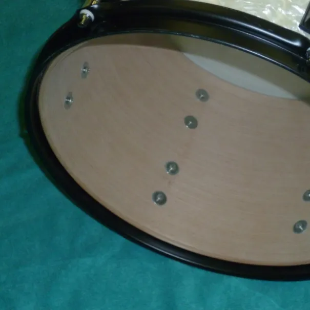 MONTANA   Drum TOM   weiss Perlmut   schwarz matt Rand - Bild 4 / 11