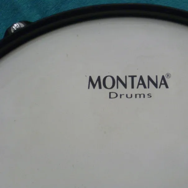 MONTANA   Drum TOM   weiss Perlmut   schwarz matt Rand - Bild 2 / 11