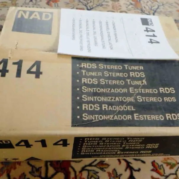 n a d hifi - tuner modell: 414 rds tuner 30 ovp - Bild 6 / 14